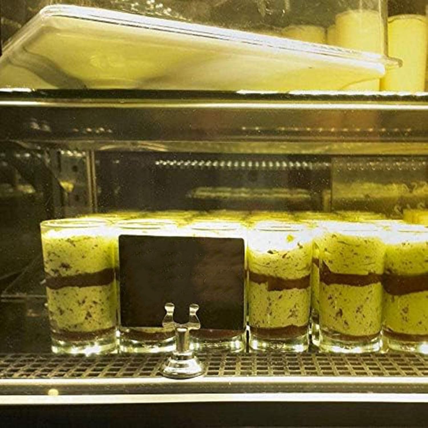 JSGURK 20X ミニメニューサインスタンド 結婚式の席札パック、レストラン、カフェ、ケーキショップ用のテーブルナンバーホルダー