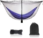 TOBWOLF Hammock Net, Mosquito Net, Compact & Lightweight Outdoor Travel Protect Net with Carry Bag for Sleeping Bags, Bed, Tent