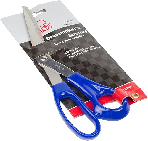 Miniatura 2 de Chef Craft Tijeras de tela de acero inoxidable, 8.5 pulgadas, color azul