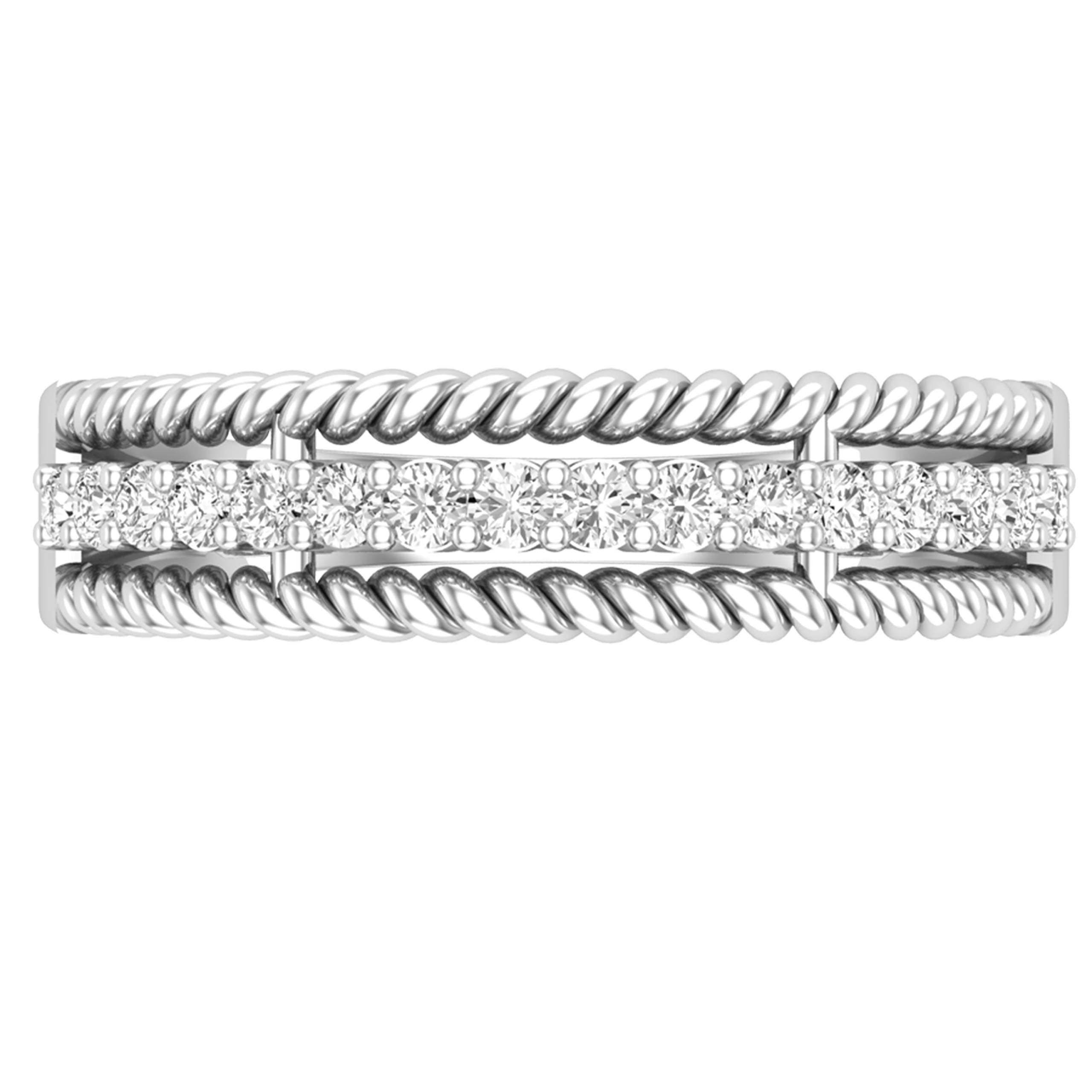 DazzlingRock Collection 10 quilates oro blanco redonda H-I Diamante cultivado en laboratorio.