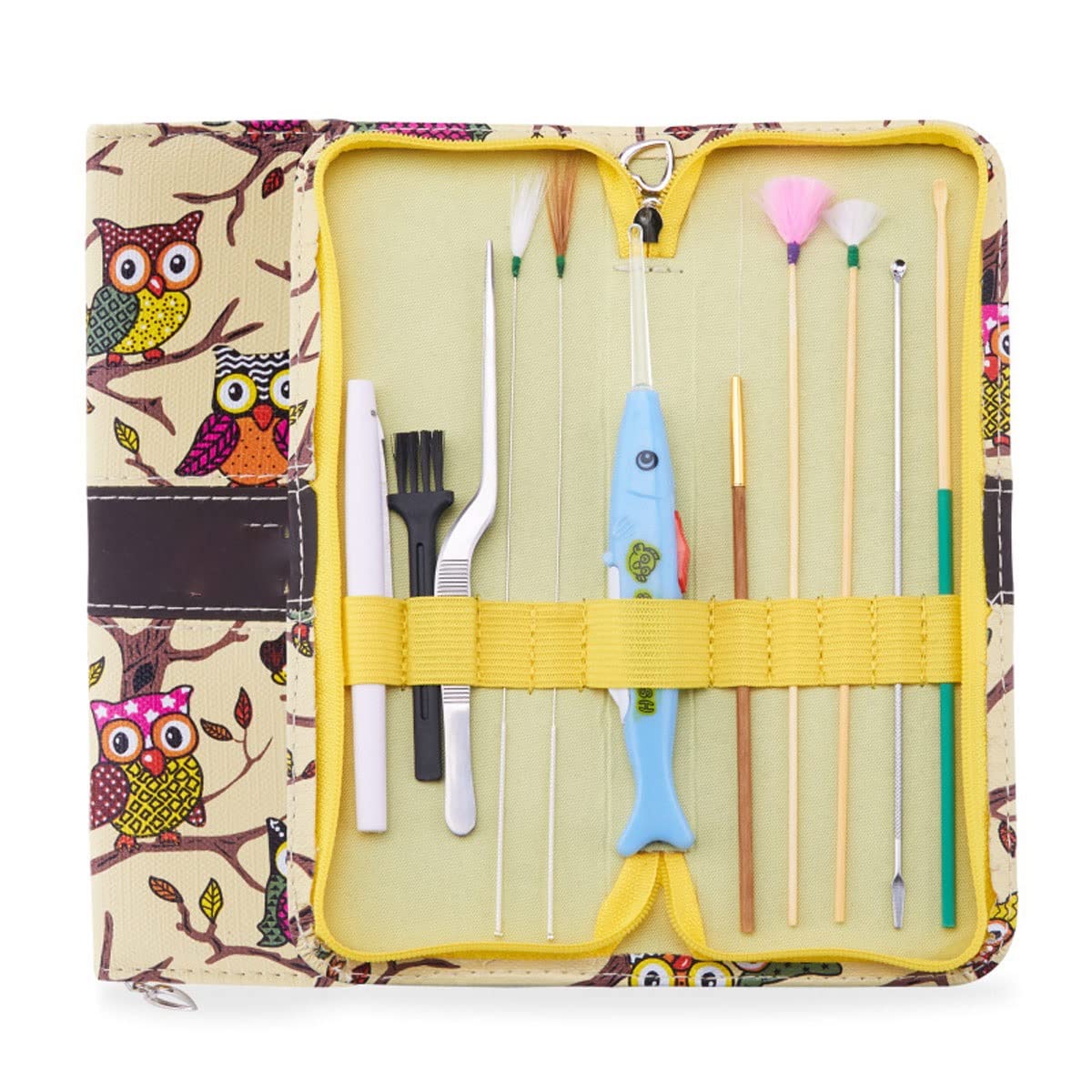 Portable 11pcs Ear Wax Remover Decompression Ear Massager Ear-Pick Tools Ear Care Kit