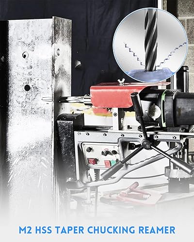 Vista 27 de 3/4 "Puente de taladro/Broca escariadora de construcción con vástago de 1/2" HSS Herramienta de broca de escariador para acero Metal Madera Aleación