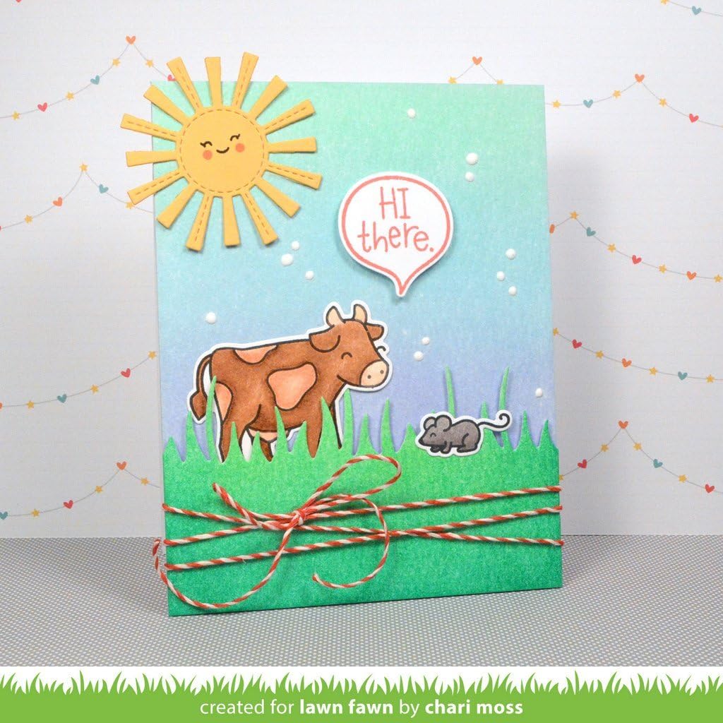Lawn Fawn Lawn Cuts Custom Craft Die - Meadow Border (LF1148)