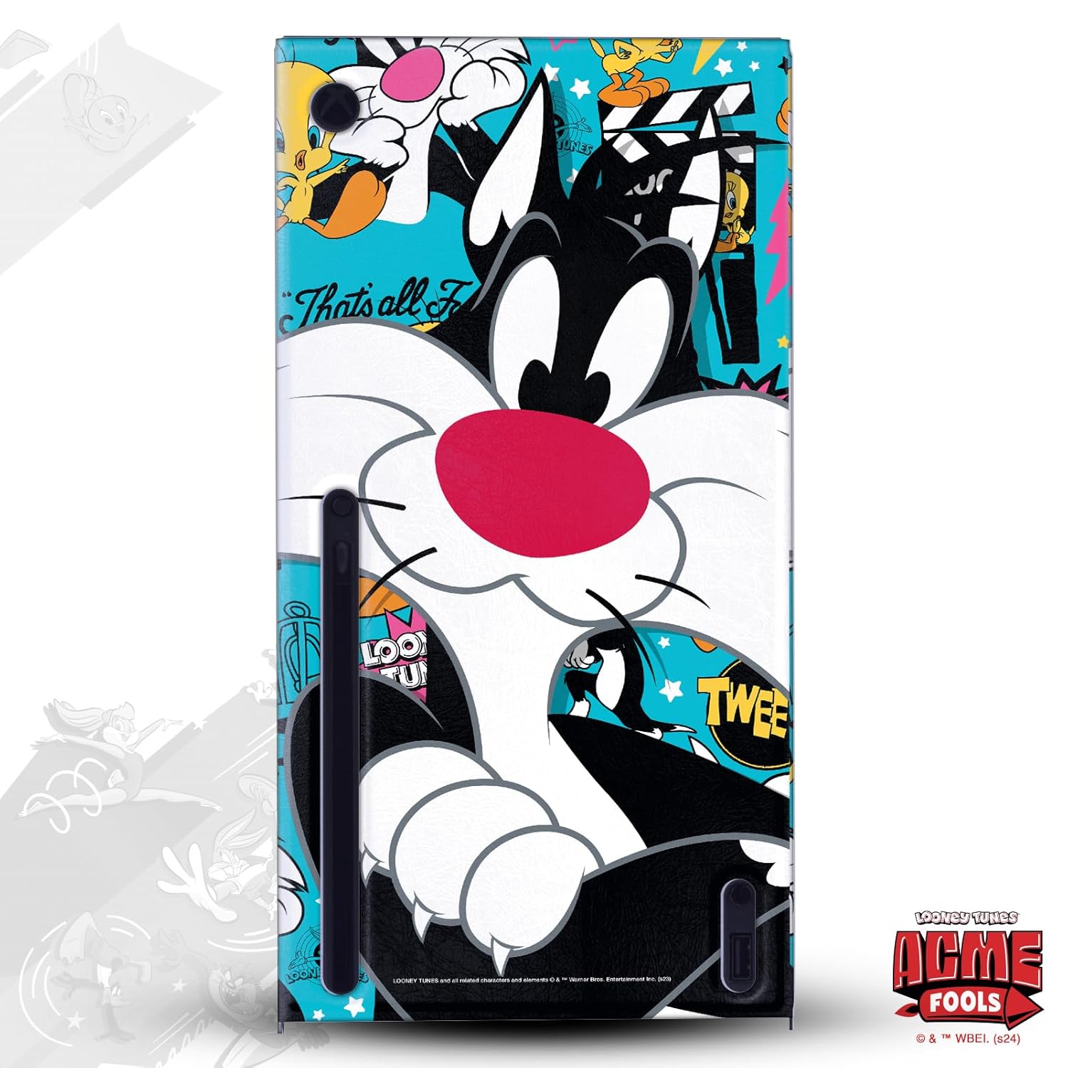 Head Case Designs Officially Licensed Looney Tunes Sylvester The Cat Graphics and Characters Game Console Wrap and Game Controller Skin Bundle Compatible With Xbox Series X