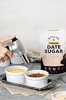 Vista 3 de Azúcar de dátiles (1 bolsa de 8.8 onzas) 8.82 oz D'Vash Dátiles secos molidos totalmente naturales, polvo, vegano, paleo, sustituto del azúcar