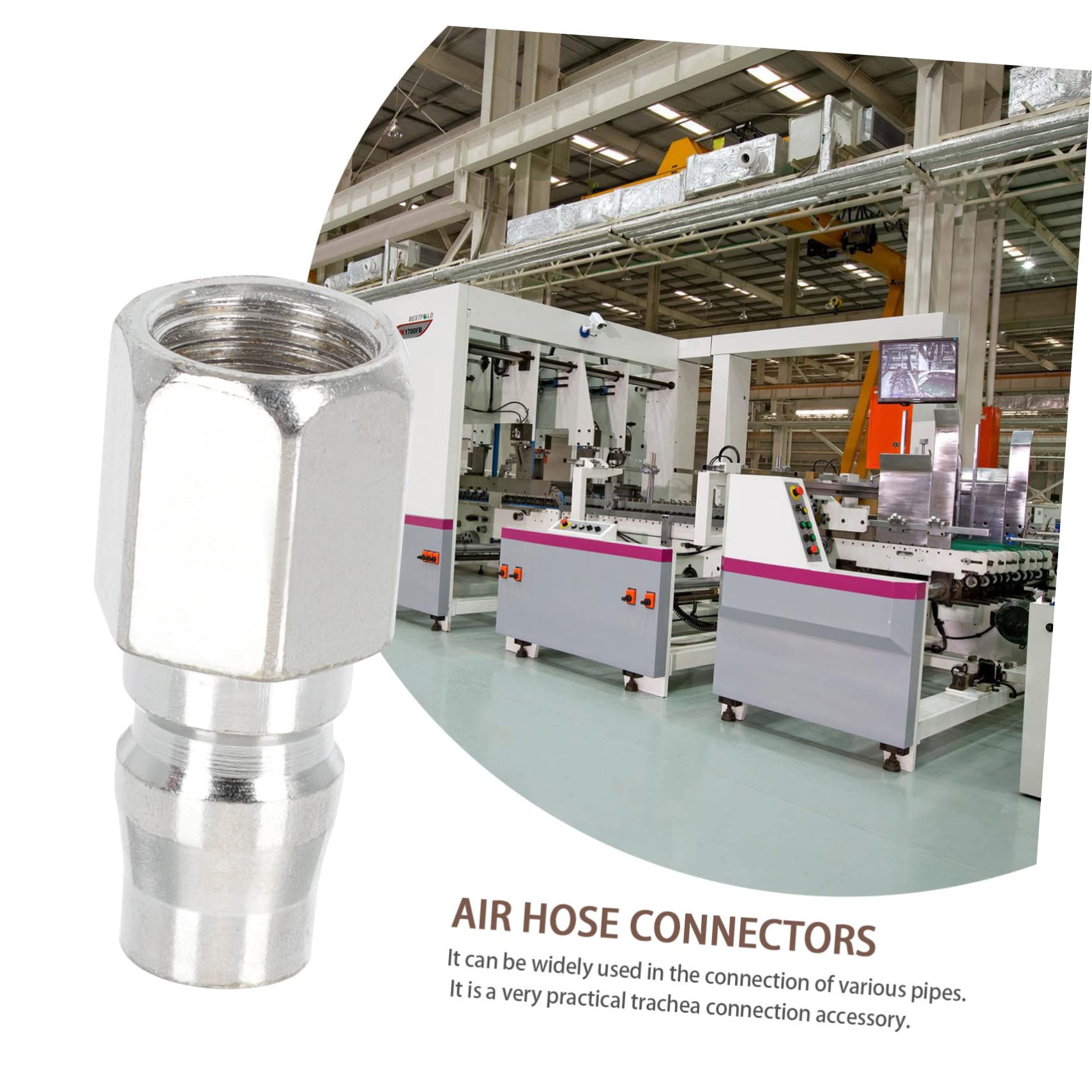 HOMSFOU 25pezzi Connettori Per Tubo Pneumatico Raccordi Per Compressore Aria Adattatori Per Giunti Di Perdite Accessori Per Connessione Veloce