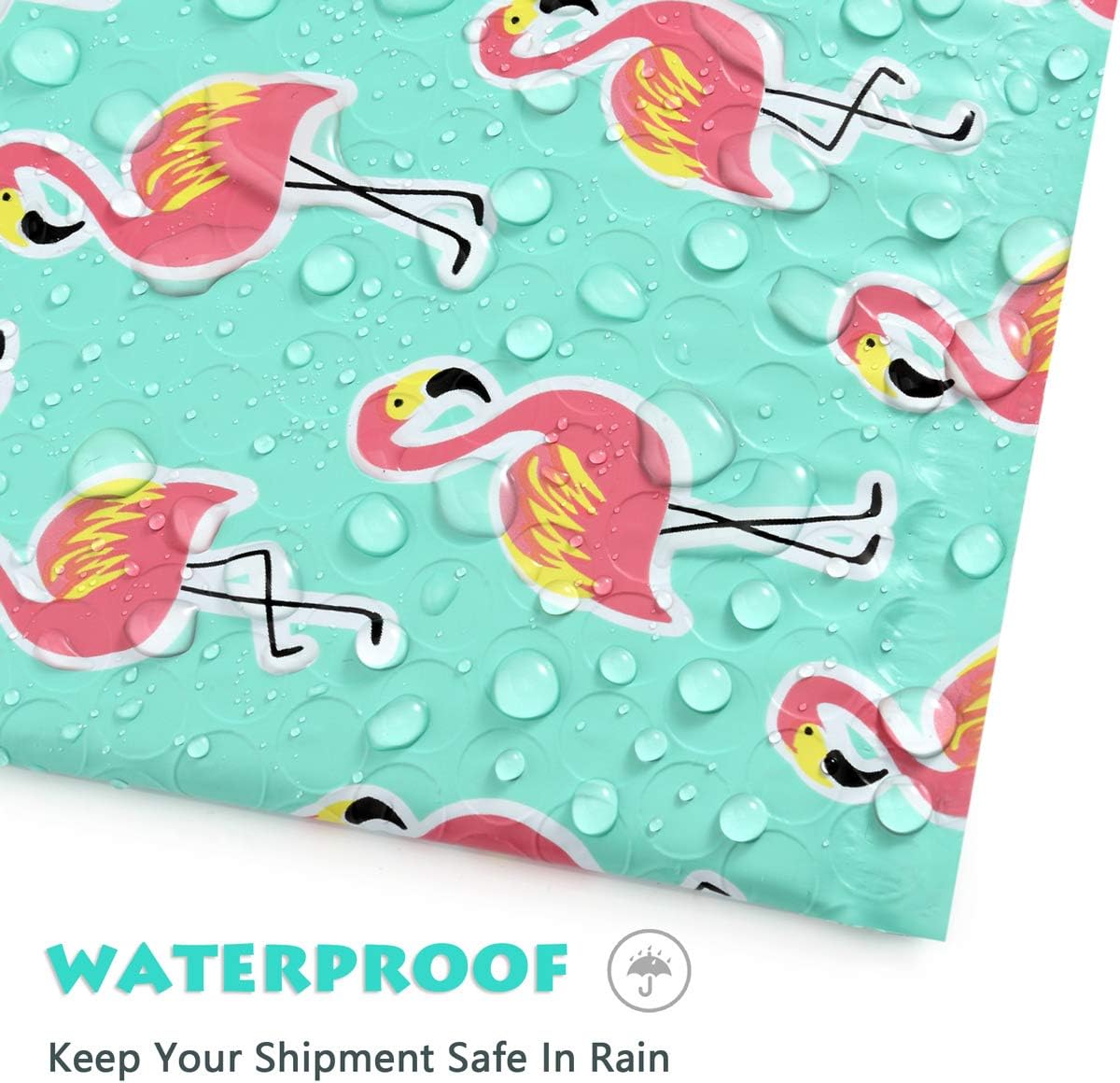 UCGOU Bubble Mailers 4x8 Inch Flamingo Designer 50 Pack Poly Padded Envelopes Small Business Mailing Packaging Self Seal Waterproof Boutique Mail Shipping Bags for Jewelry Makeup Supplies #000 : Industrial & Scientific