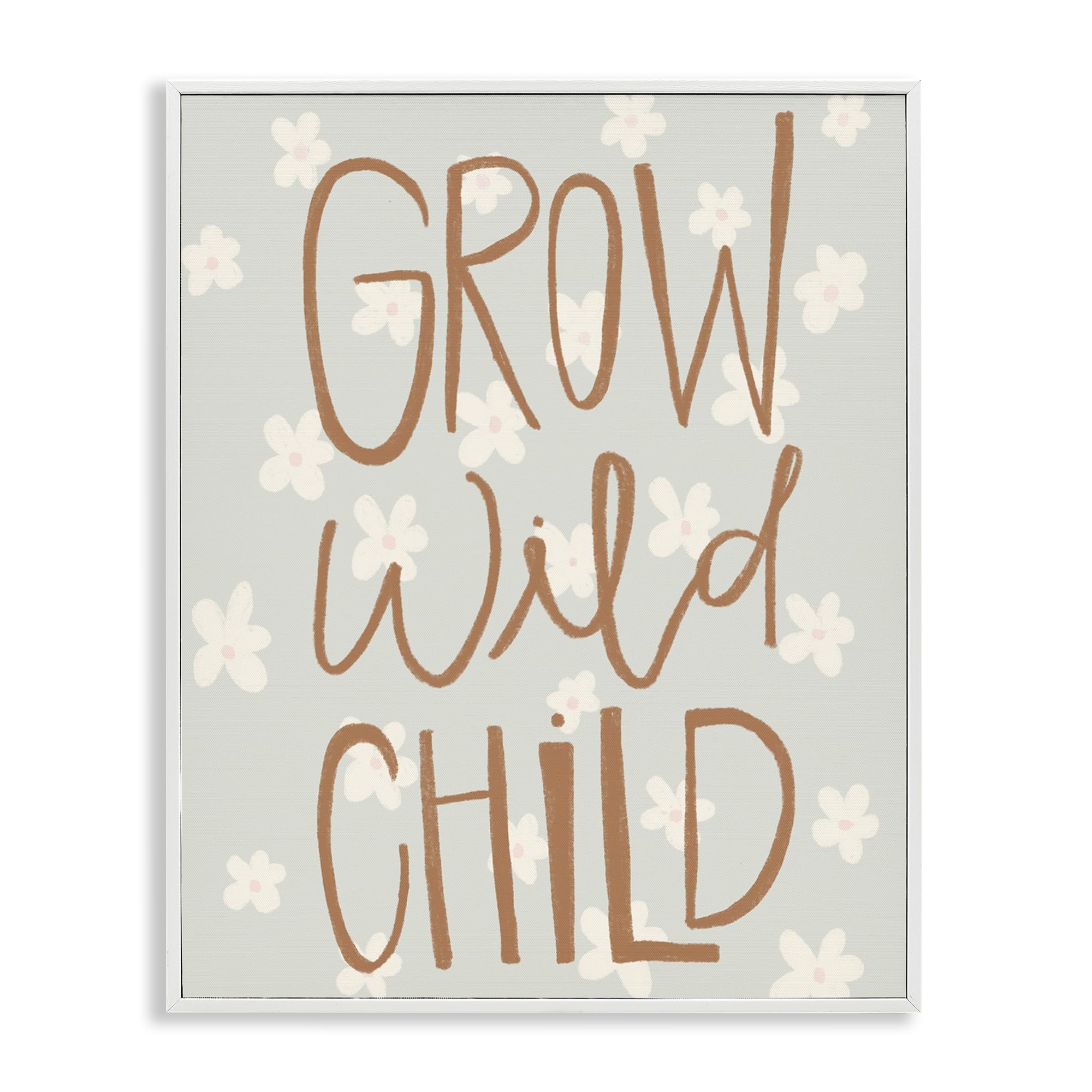 Tableau fleurs Grow Wild Child Katie Griggs déco chambre enfant et salon