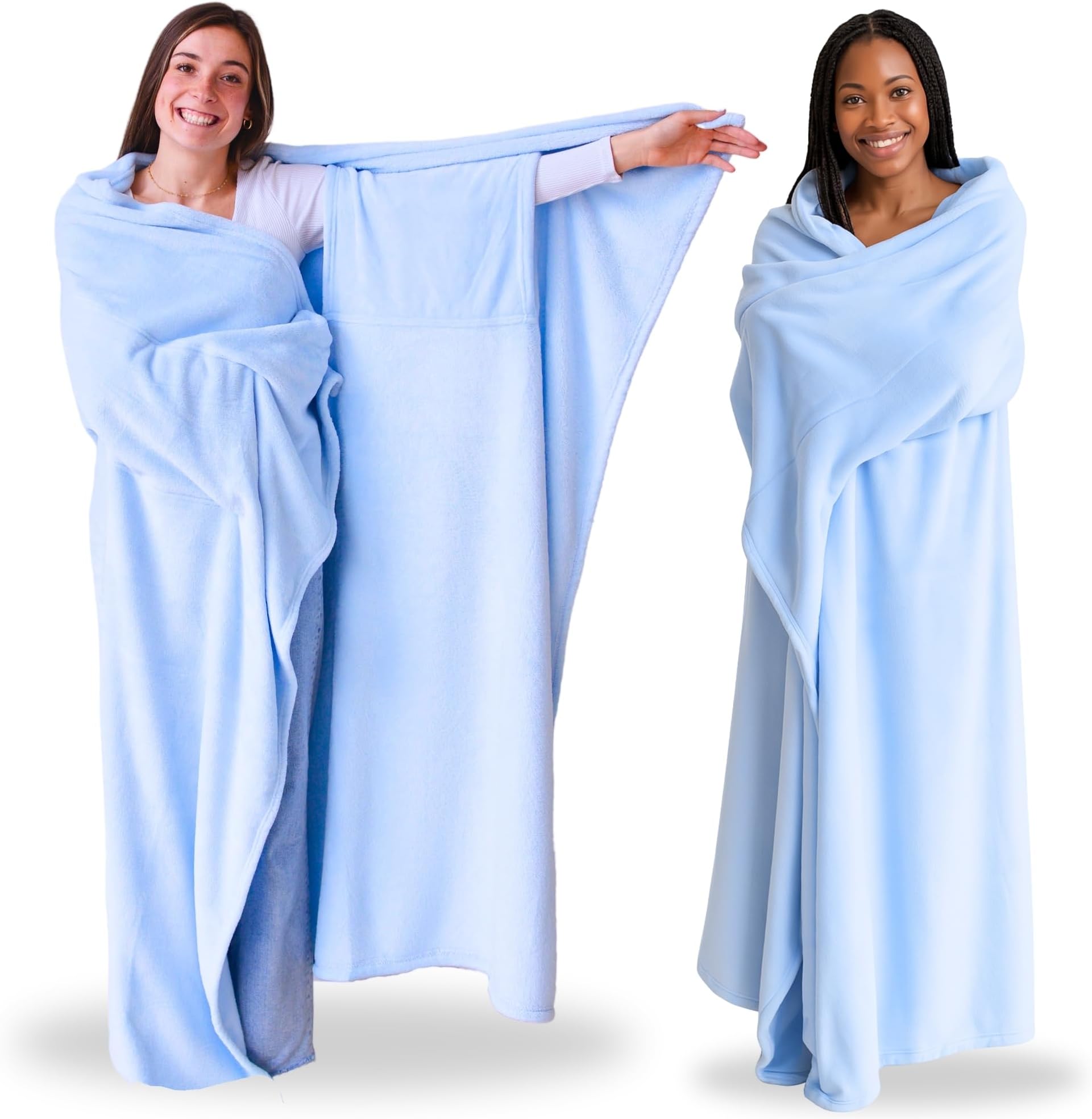 Super Blanky Wearable Blankets for Women, Adult Wearable Blanket Men, Mother's Day Gifts for Her, Wife Birthday Gift Ideas