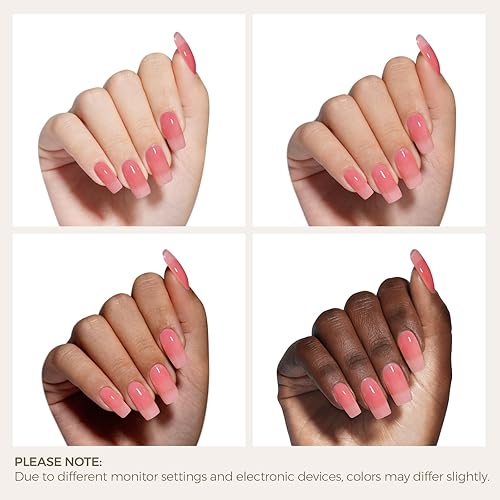 Vista 170 de AILLSA - Esmalte de uñas en gel pastel macaron, verde menta, colores brillantes de verano, algodón de azúcar, gel UV semipermanente, manicura