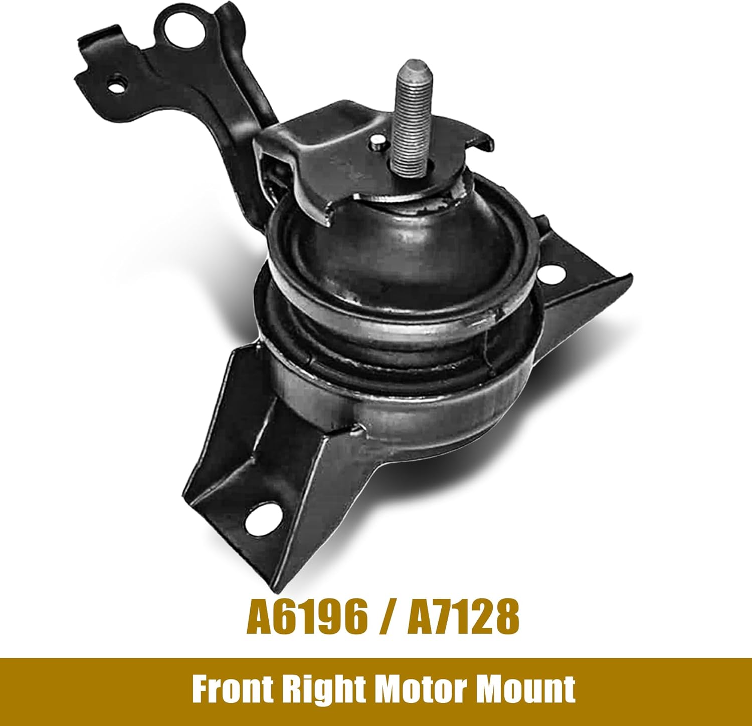 PartsFlow 4PCS Engine Motor and Transmission Mount Kit for Hyundai for Elantra 2001-2006 Tiburon 2003-2006 L4 2.0L DOHC A7101 A7128 A7118 A7116