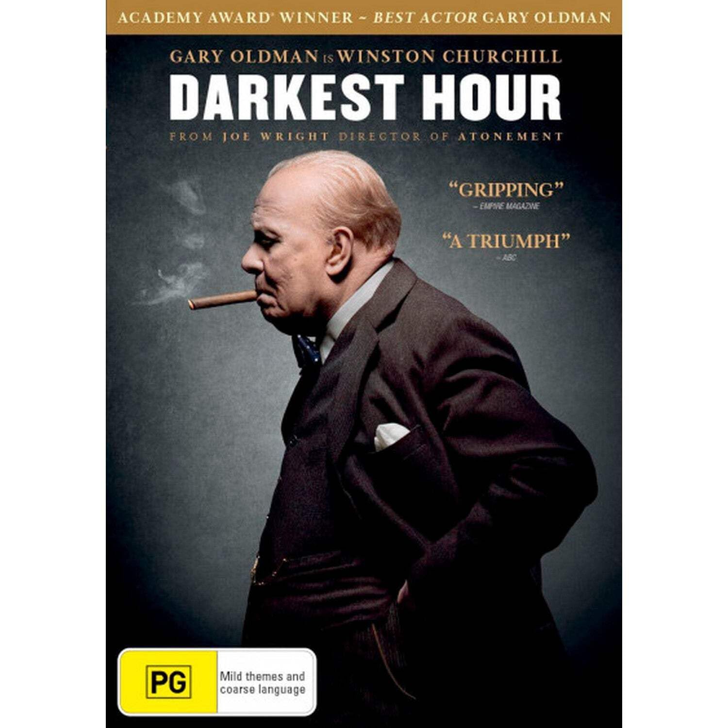 Darkest Hour DVD para una noche de cine en casa con drama histórico