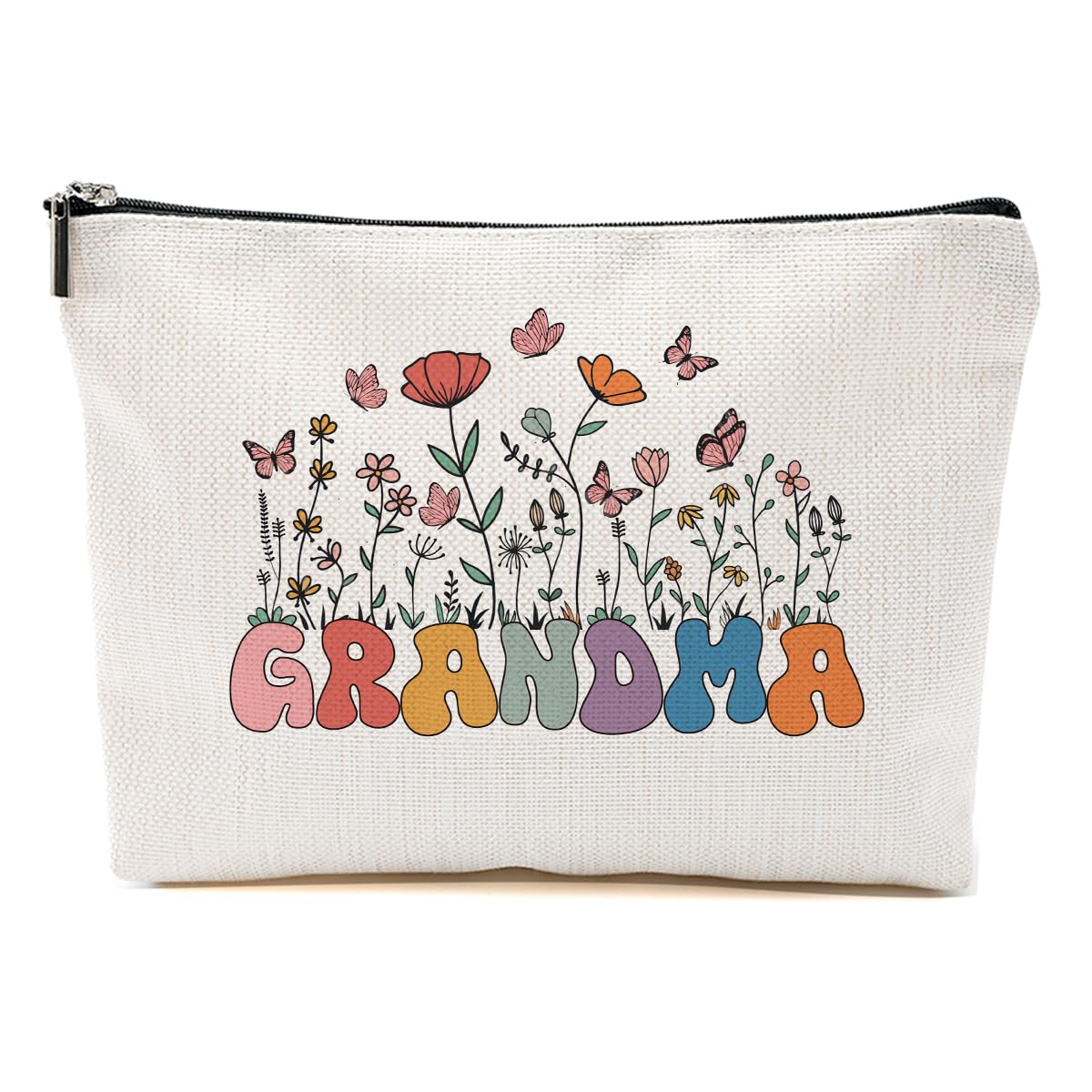 MQBMQB Gifts for Grandma Makeup Bag, Mothers Day Cosmetic Bag Grandmother Gifts for Granny Nana Gigi Appreciation Grandma Gift, Birthday Gift,