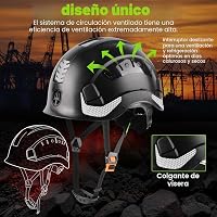 Cască de protecție industrială GREEN DEVIL cu certificare EN397 și EN166, vizieră dublă (transparentă și colorată), pentru construcții, ateliere și industrie 7