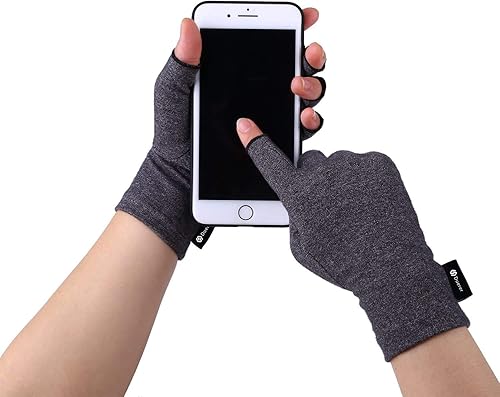 Miniatura 2 de Duerer - Guantes para artritis para mujeres y hombres, para lesiones por movimientos repetitivos, túnel carpiano, reuma, tendinitis sin dedos,