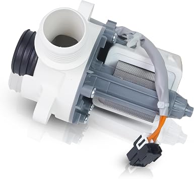 Washer Water Drain Pump Motor Replaces 290D1201G003 B30-3A02 290D1201G001 For GE, Hotpoint HTW200ASK0WW HTW200ASK1WW HTW200ASK2WW HTW200ASK3WW HTW200ASK4WW HTW240ASK1WS HTW240ASK2WS HTW240ASK3WS