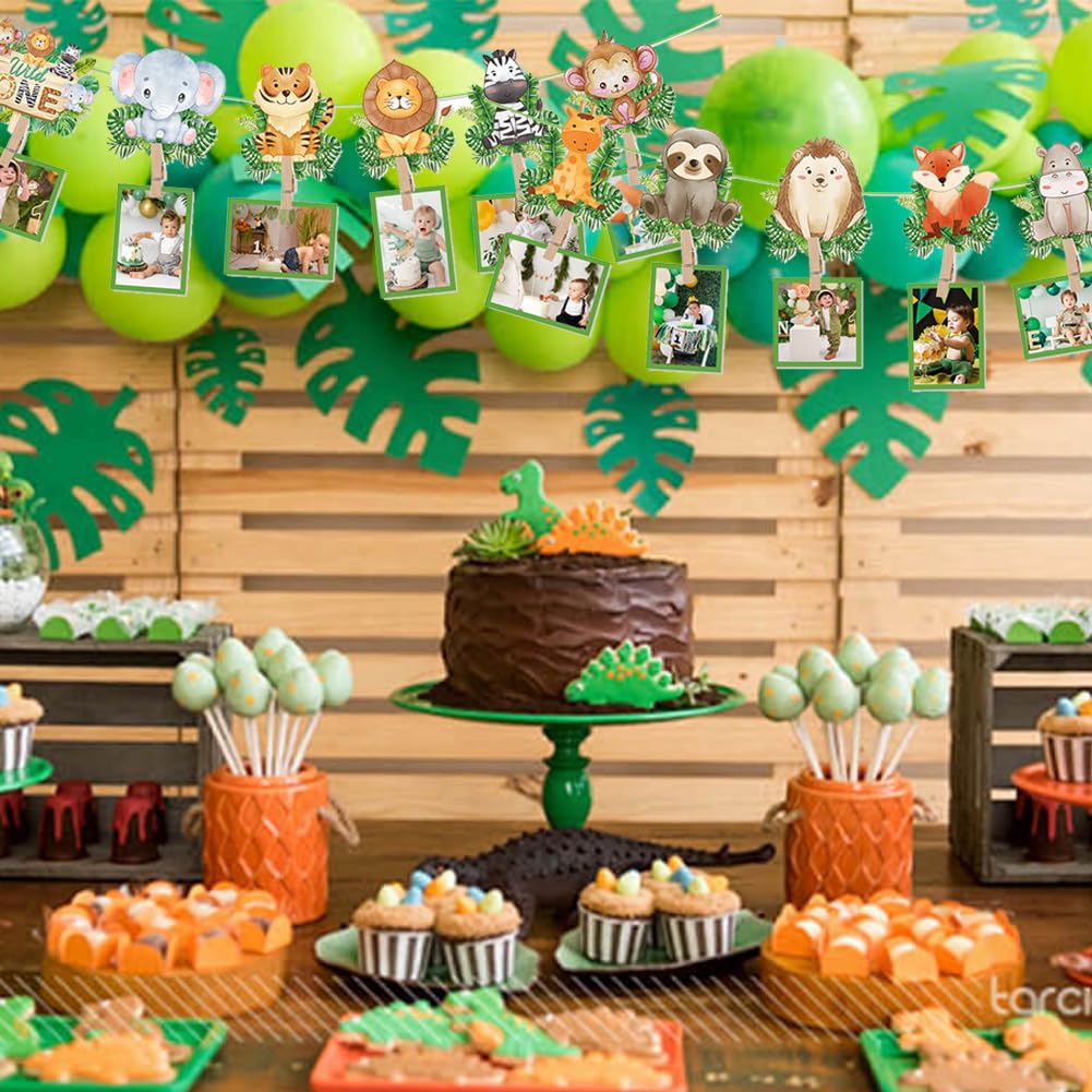 Banner Fotografico Per Primo Compleanno Bambino - Ghirlanda Con 12 Cartoline Da 1 A 12 Mesi, Decorazione Parete In Tedesco, Oro - 5