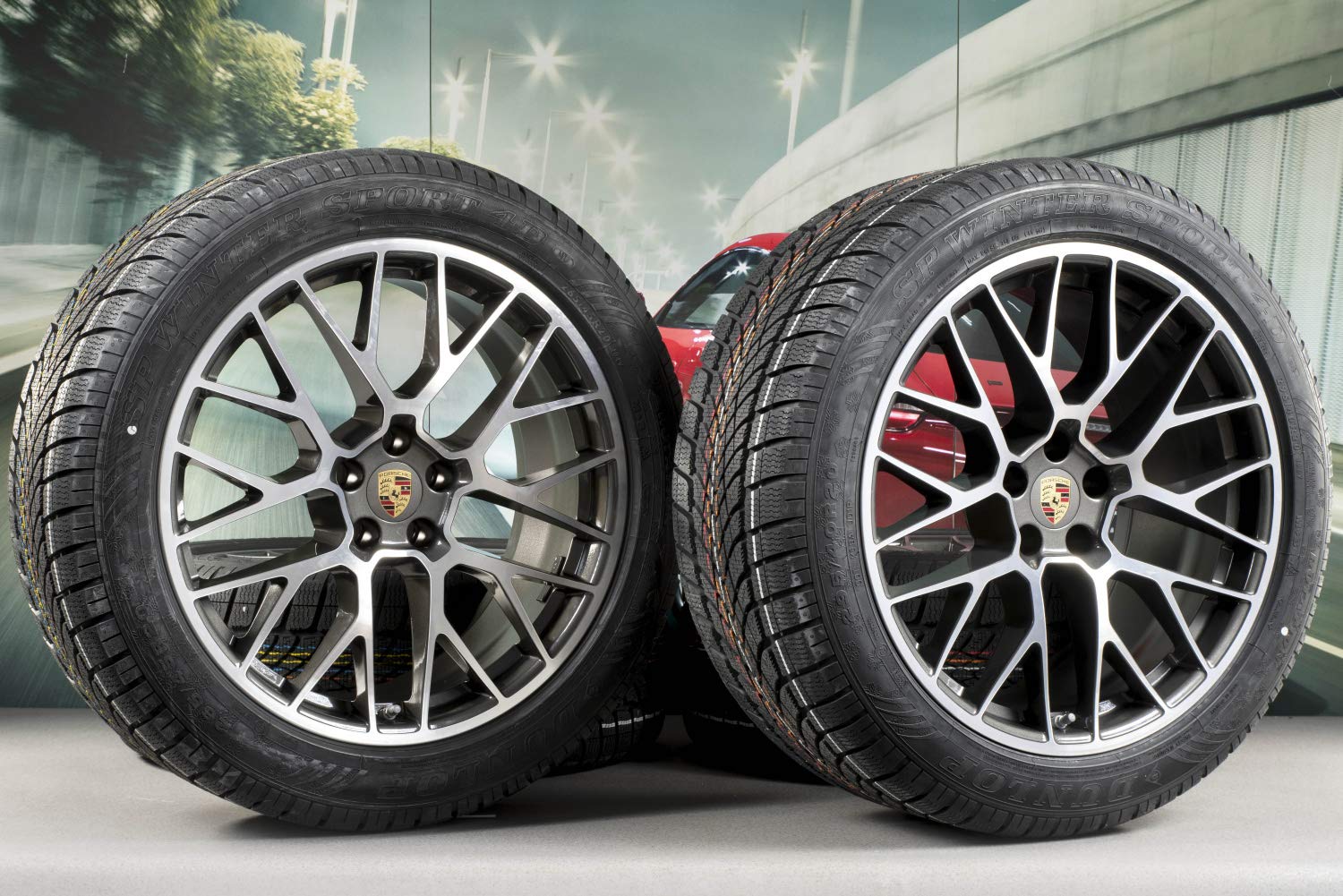 NOWOŚĆ + ORIGIN. Porsche Macan 95B.2 20" RS SPYDER koła zimowe zestaw/zimowe koła