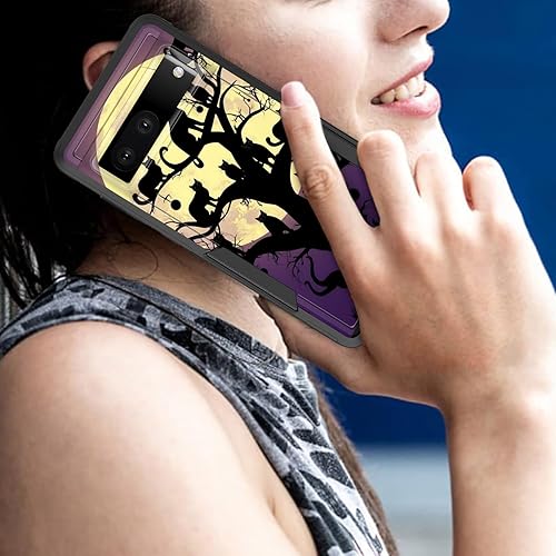 Miniatura 7 de Funda para Pixel 7a, funda protectora híbrida de doble capa resistente a prueba de golpes de policarbonato duro de silicona suave TPU para Google