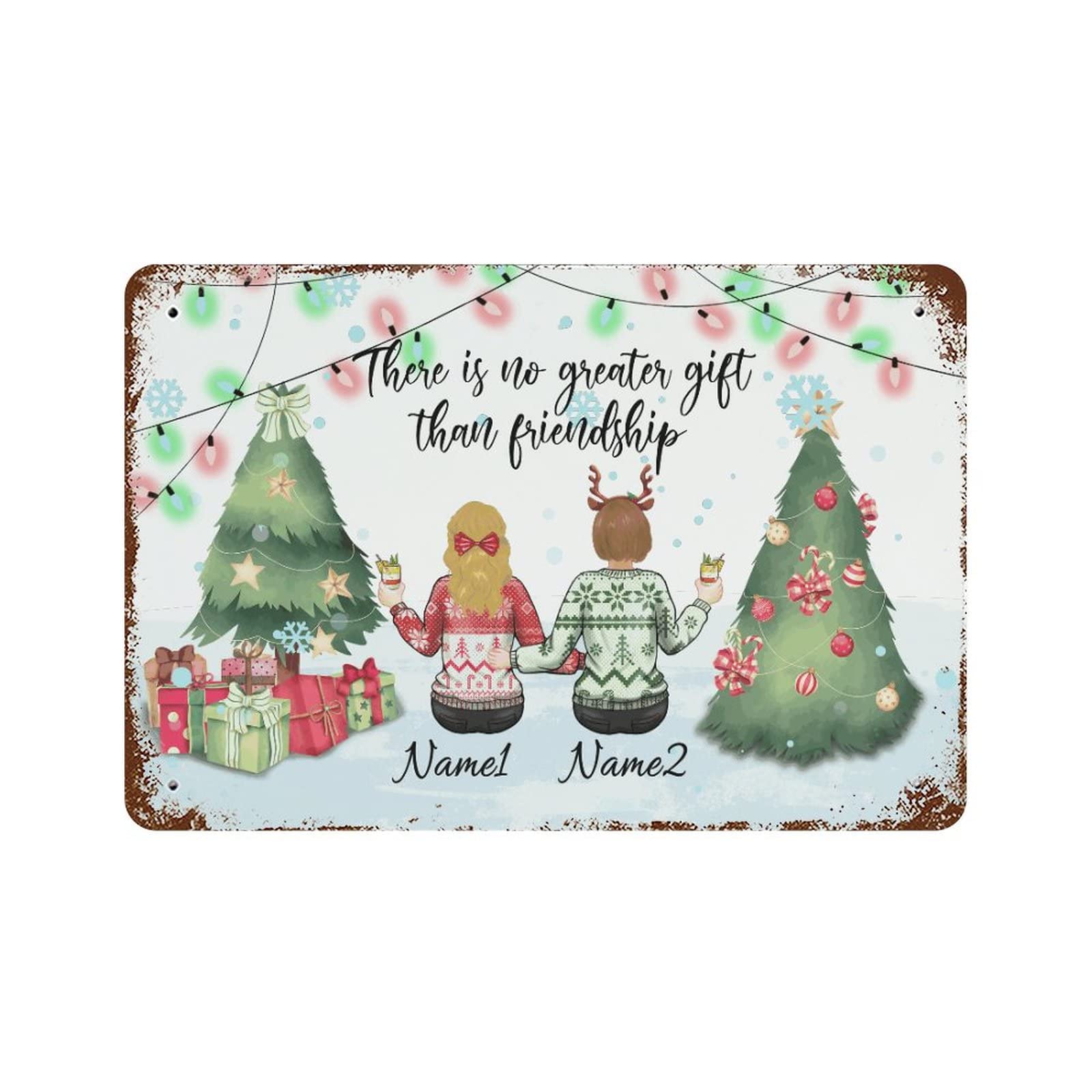 Panneau métal Noël rigide en aluminium durable motif Père Noël