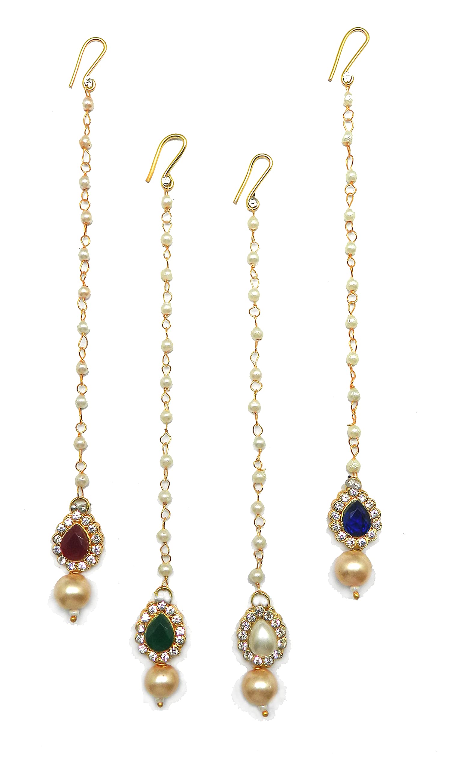 Radhesh Creation And Jewellery Combo of Gold Plated Small Size Maang Tikka for Girls (B0BL1CSDDD) Amazon Price History, Amazon Price Tracker