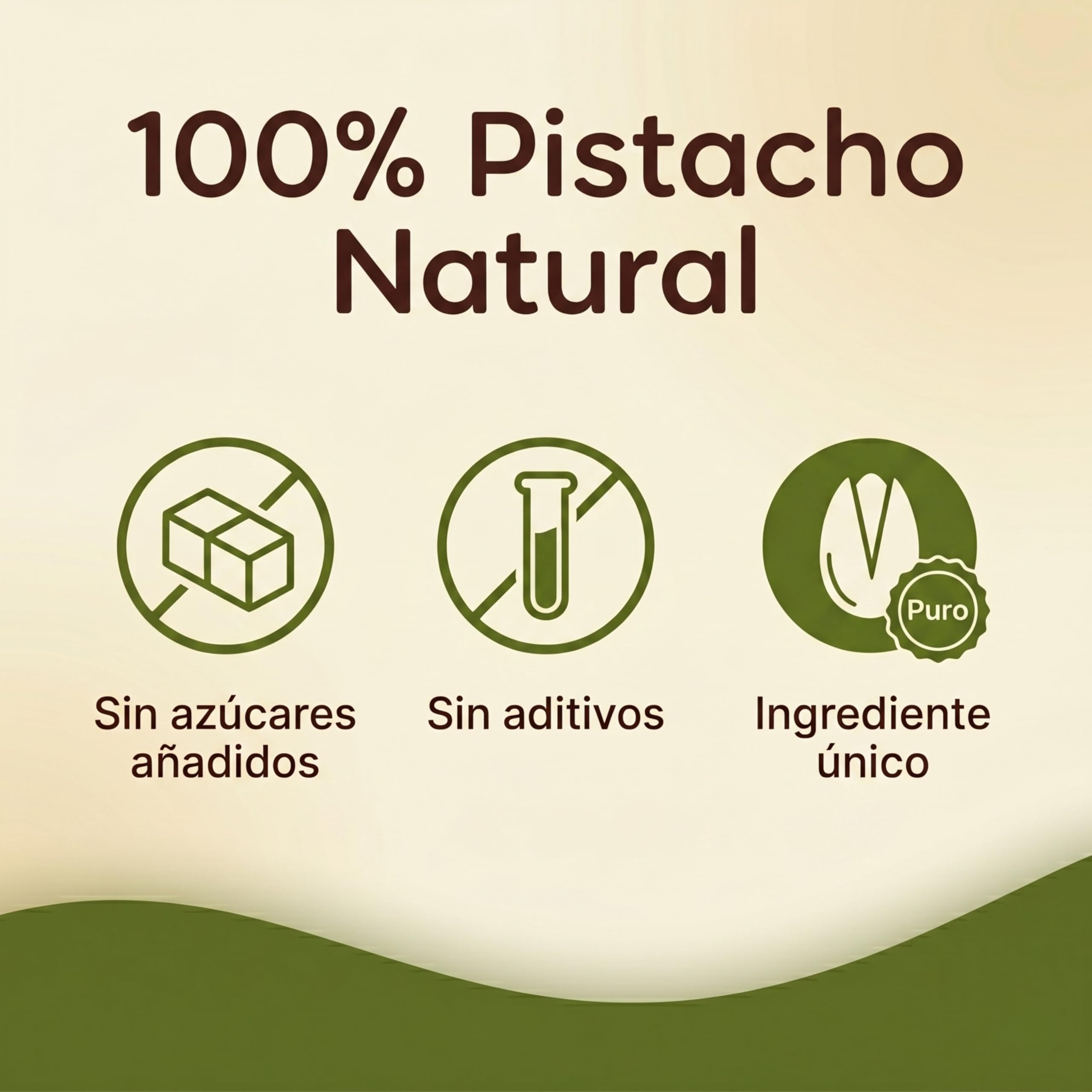 Crema 100% de Pistacho Ibérico – Pasta Pura de Pistacho Natural sin Azúcar ni Aditivos – Textura Cremosa para Postres, Repostería, Desayunos y Recetas Saladas - La Pistachería (250 gr)