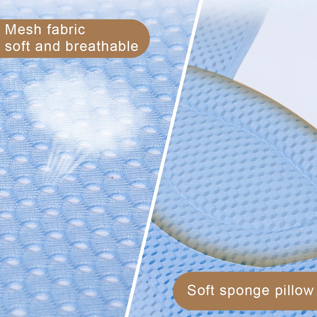 Hamac De Bain Pliable Pour Bébé - Coussin De Siège Antidérapant avec Filet De Bain - 0 À 36 Mois
