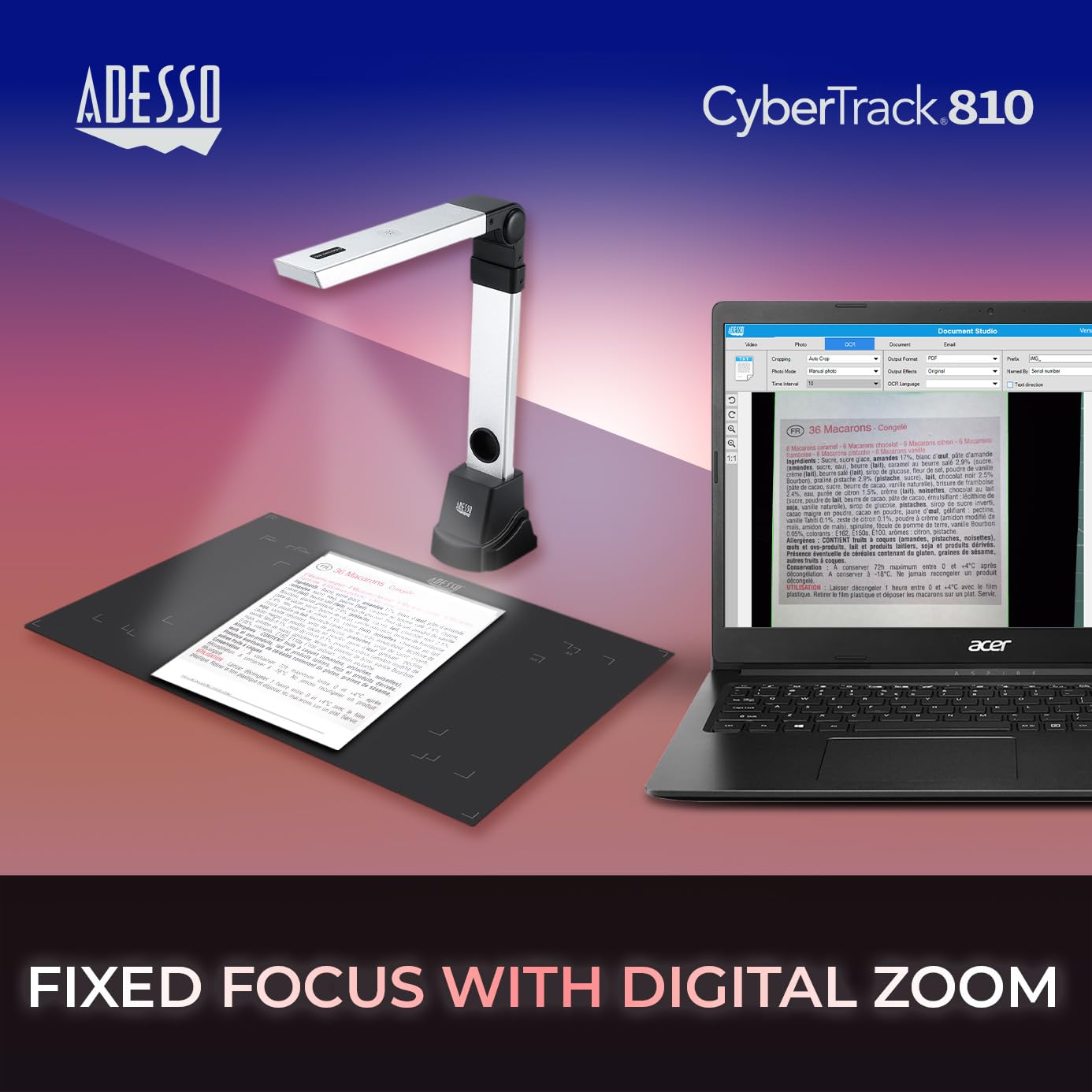 Amazon.com : Adesso Cybertrack 810-8 Megapixel Fixed Focus