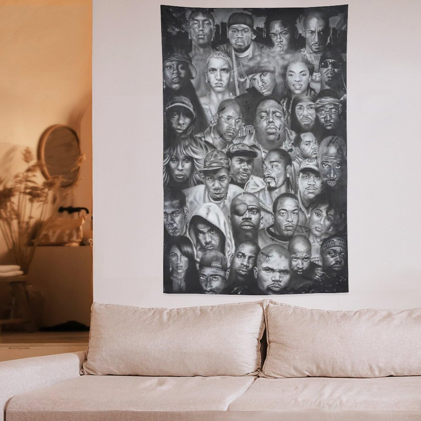 Poster da parete con cantante rap hip hop e stelle (23), decorazione per la casa, decorazione per la casa, 152,4 x 228,6 cm
