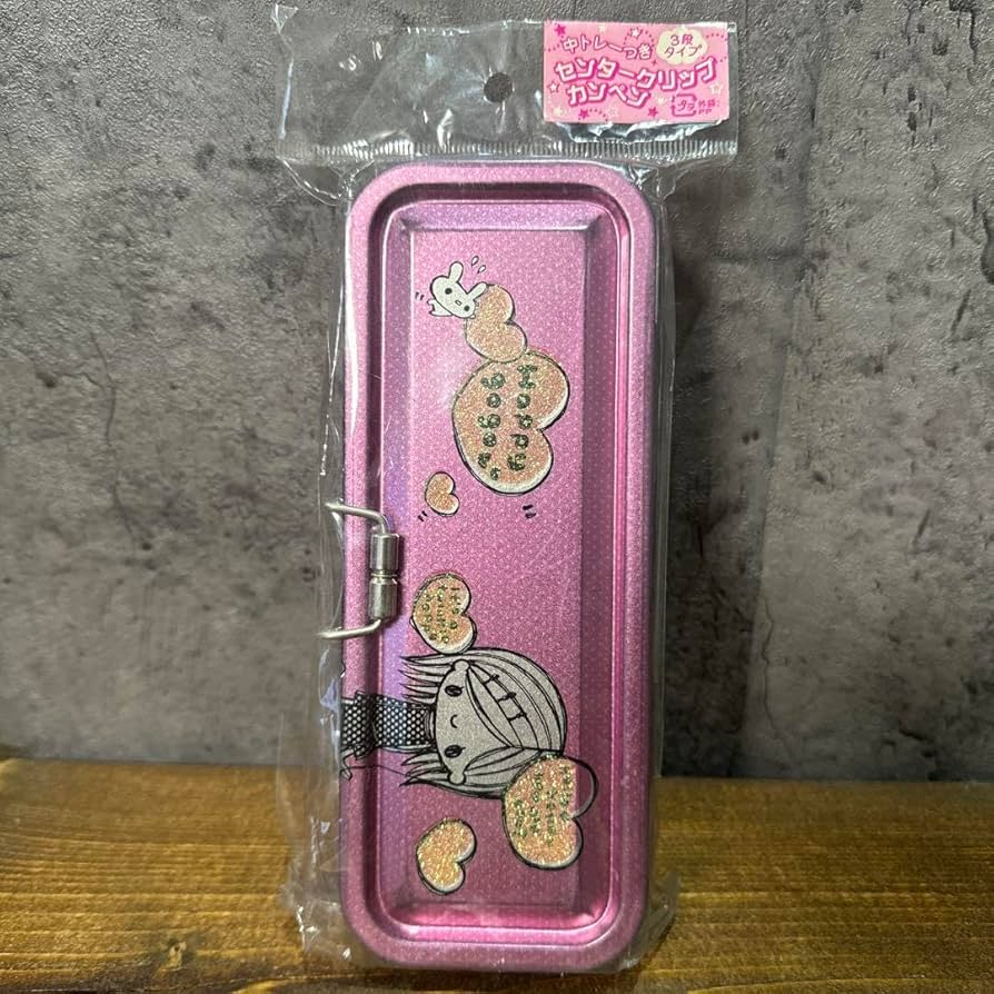 Amazon.co.jp: 平成レトロ 文房具 缶ペンケース 筆箱 当時物