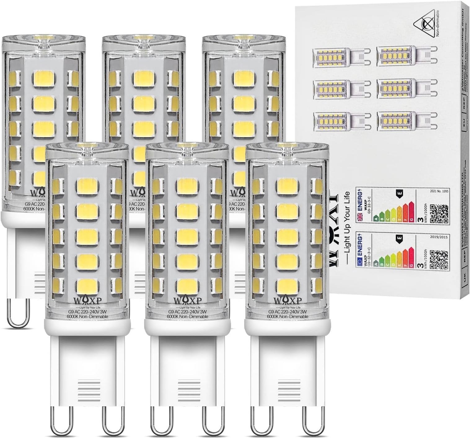 G9 LED Bulbs 4W Cool White