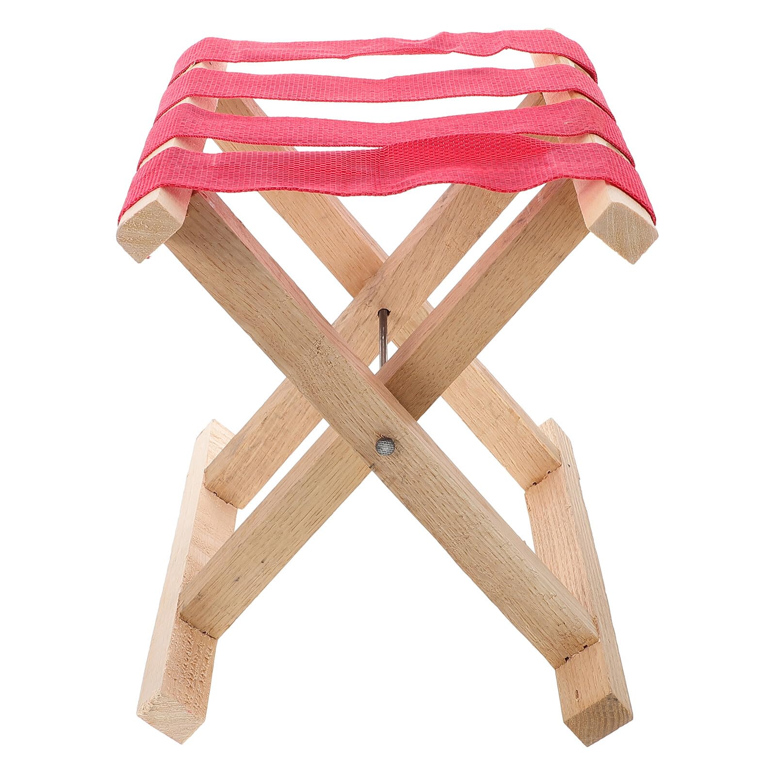 Chaise pliante en bois compacte et portable pour camping et pêche