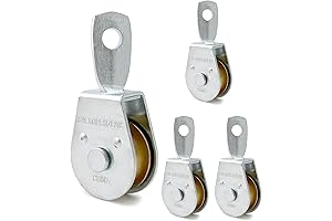 QWORK Heavy-Duty Single Pulley System