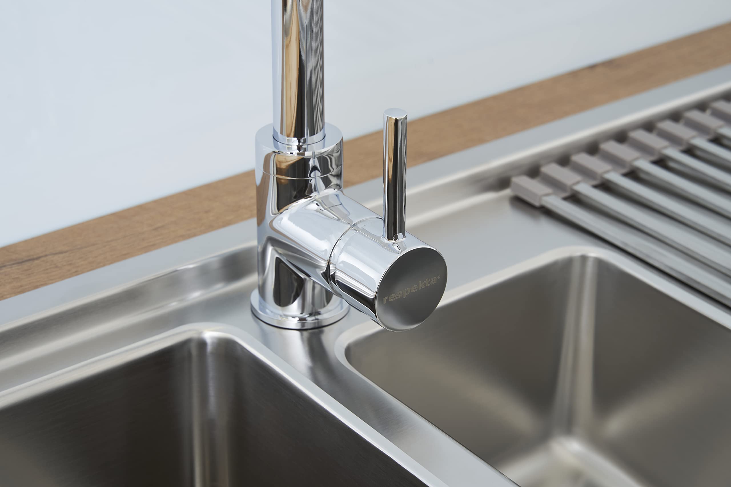 Respekta Lavello, inox, 100x50 cm, 2 vasche