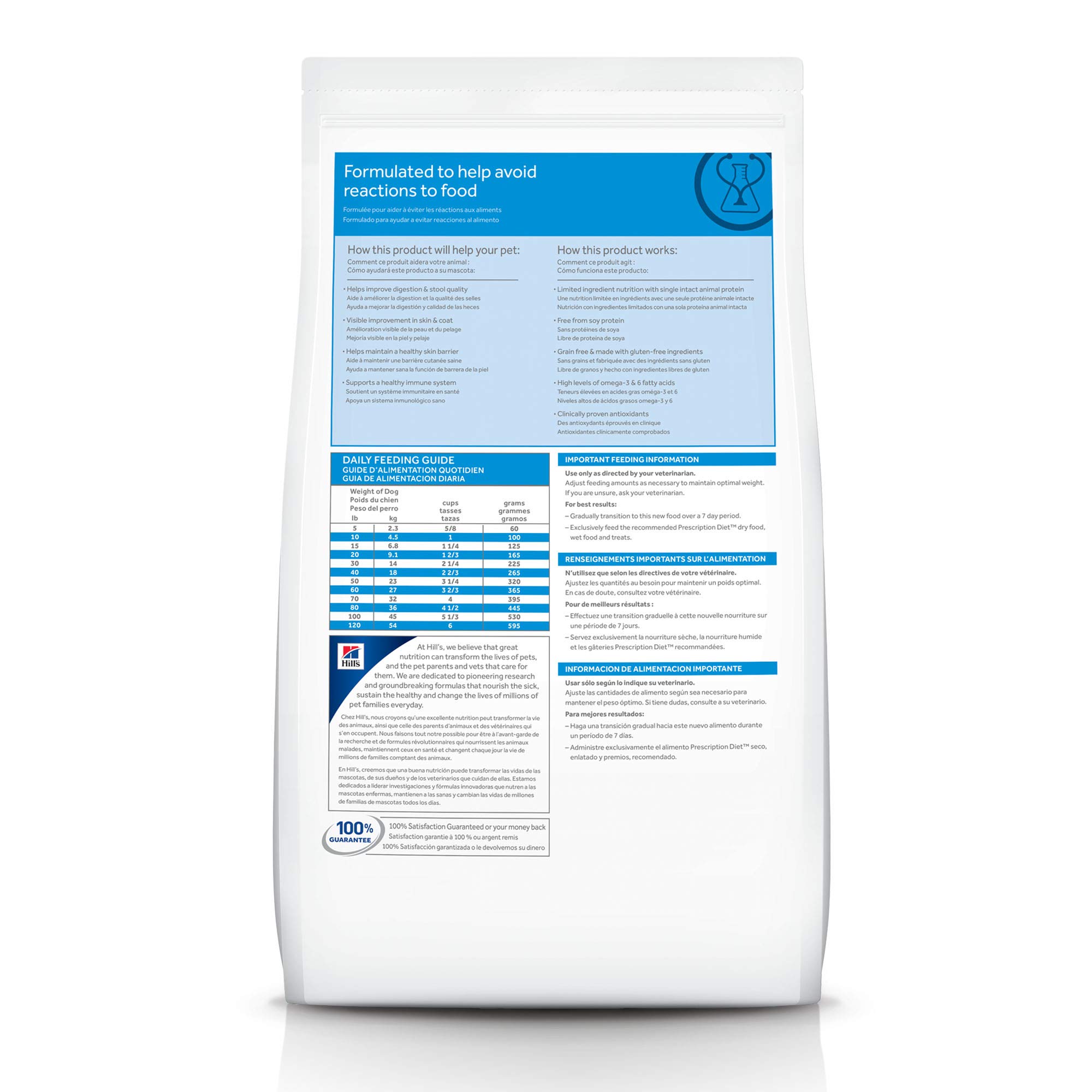 Hill's Prescription Diet d/d Skin/Food Sensitivities Potato & Venison Formula Dry Dog Food Buy