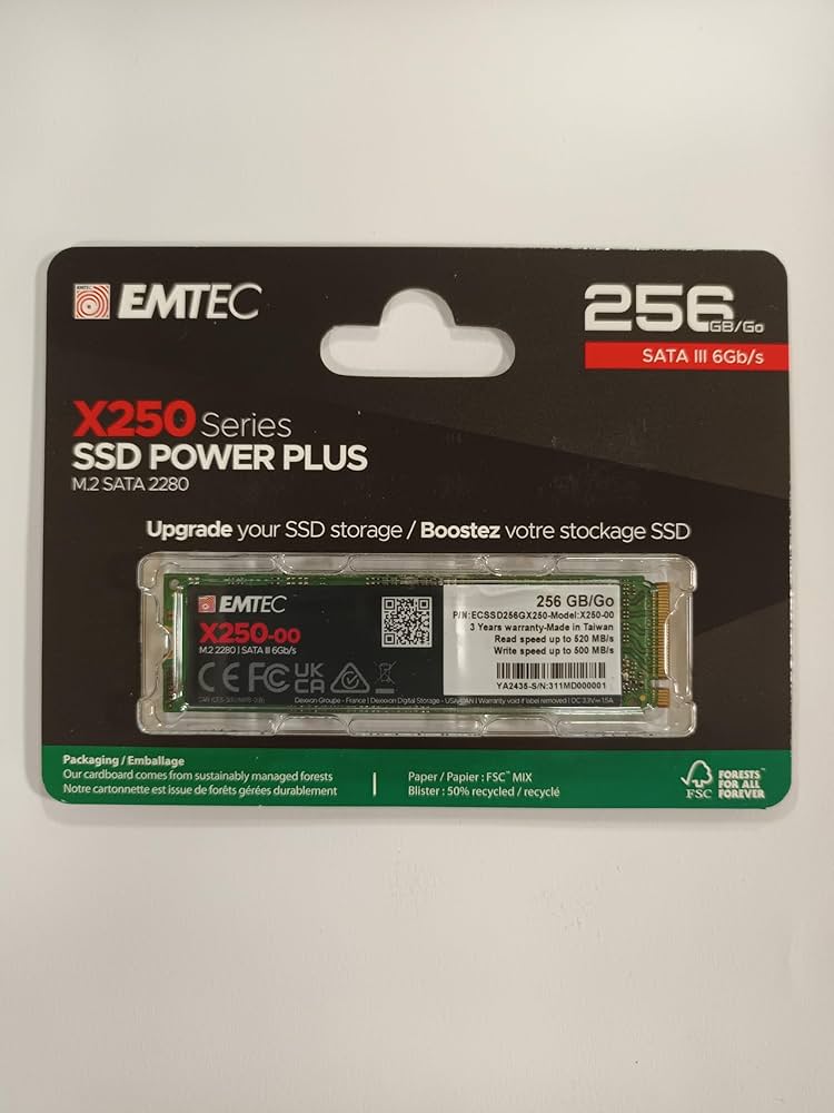 Emtec X250 SSD Power Plus 1TB M.2 SATA 3: Comparador De Precios Emtec X250 SSD Power Plus 1TB M.2 SATA 3: Comparador De Precios