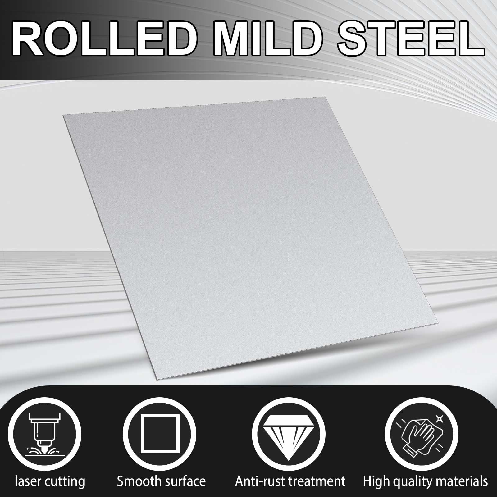 Cold Rolled Mild Steel Sheets - 2 Pack -4