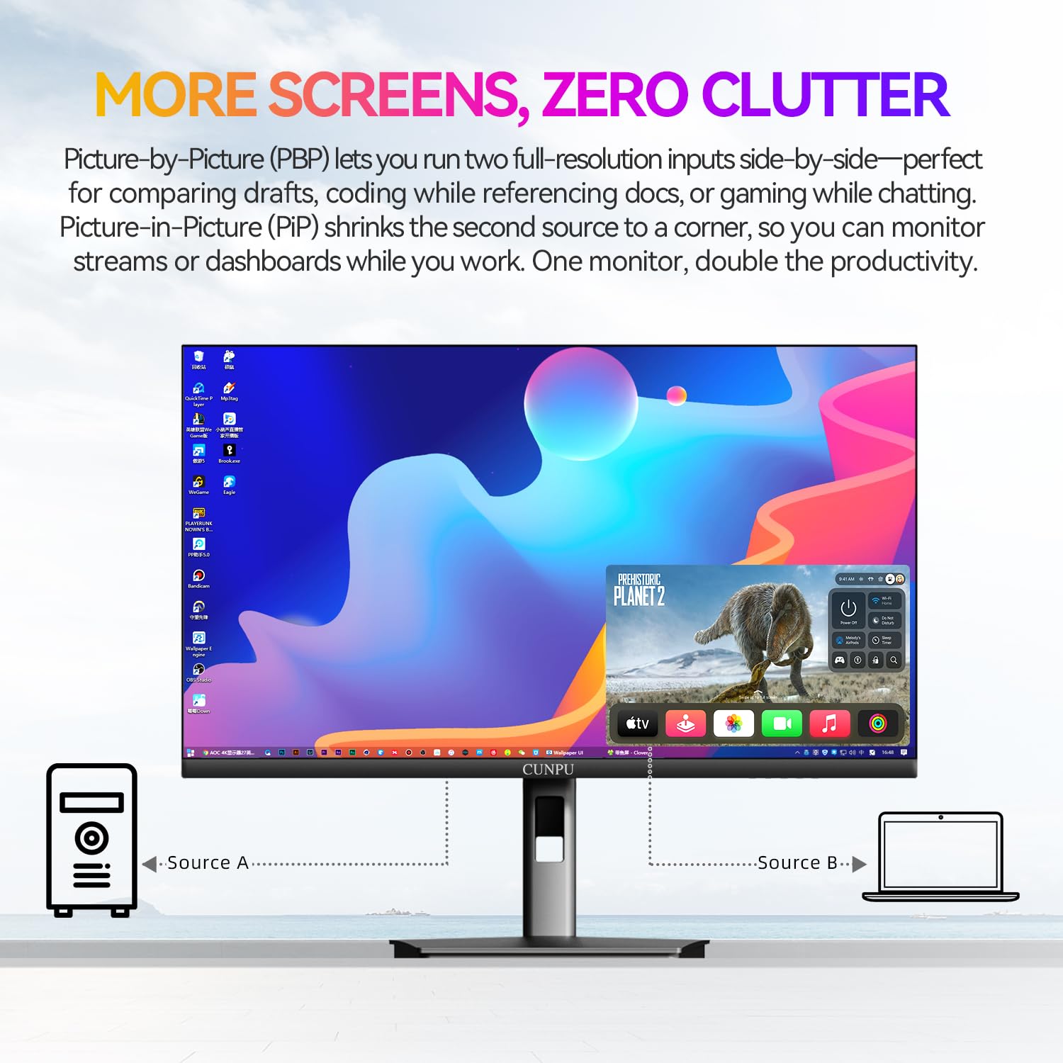 Amazon.co.jp: CUNPU 27インチ 4K 70Hz モニター UHD (3840 x