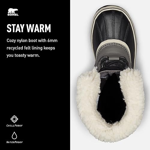 Miniatura 4 de Sorel Botas de carnaval de invierno para mujer, lluvia y nieve, impermeables, color marrón camello, talla, Nieve, marrón