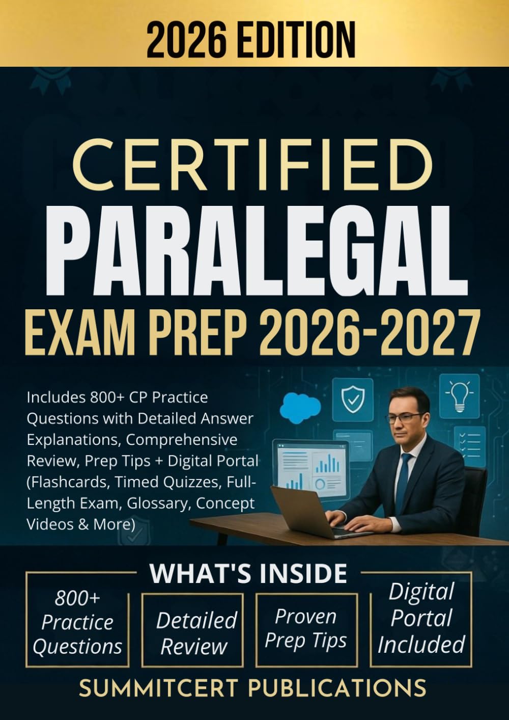 CERTIFIED PARALEGAL EXAM PREP 2026-2027: Includes 800+ CP Practice Questions with Detailed Answer Explanations, Comprehensive Review, Prep Tips + ... Exam, Glossary, Concept Videos & More)