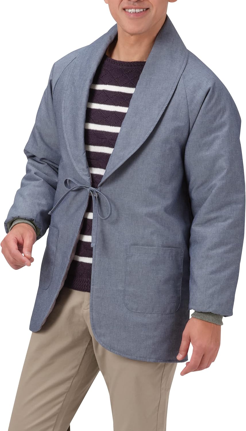 COMME CA DU MODEMEN レザーダブルブレスト チェスターコート COMME CA