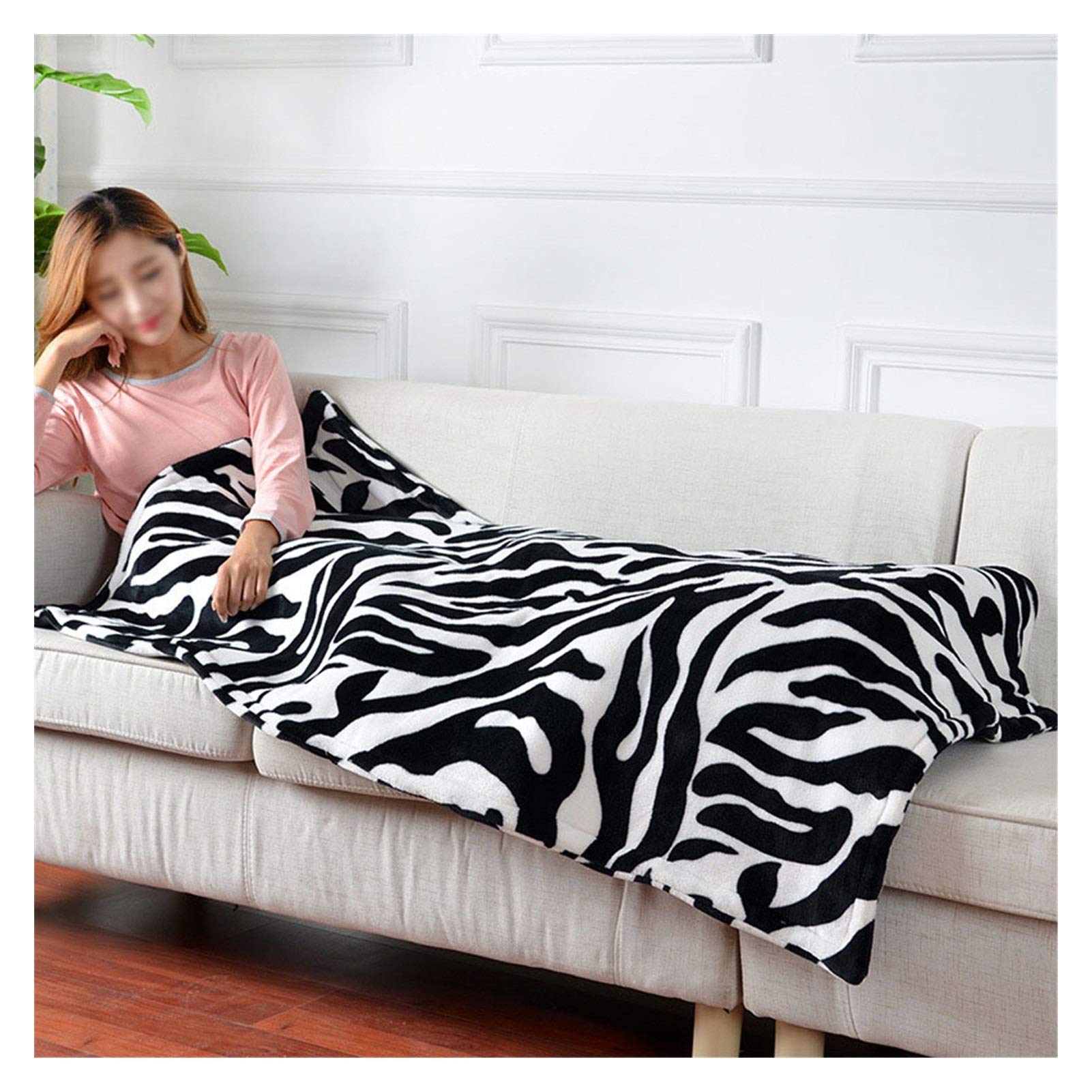Electric Blanket Flannel Electric Blanket Auto Power-off Thicker Winter Heated  Throw Thermostat Warm Home Office 80x150CM for Home Office (Color : B, Size  : 80x150cm) : Amazon.co.uk: Home u0026 Kitchen