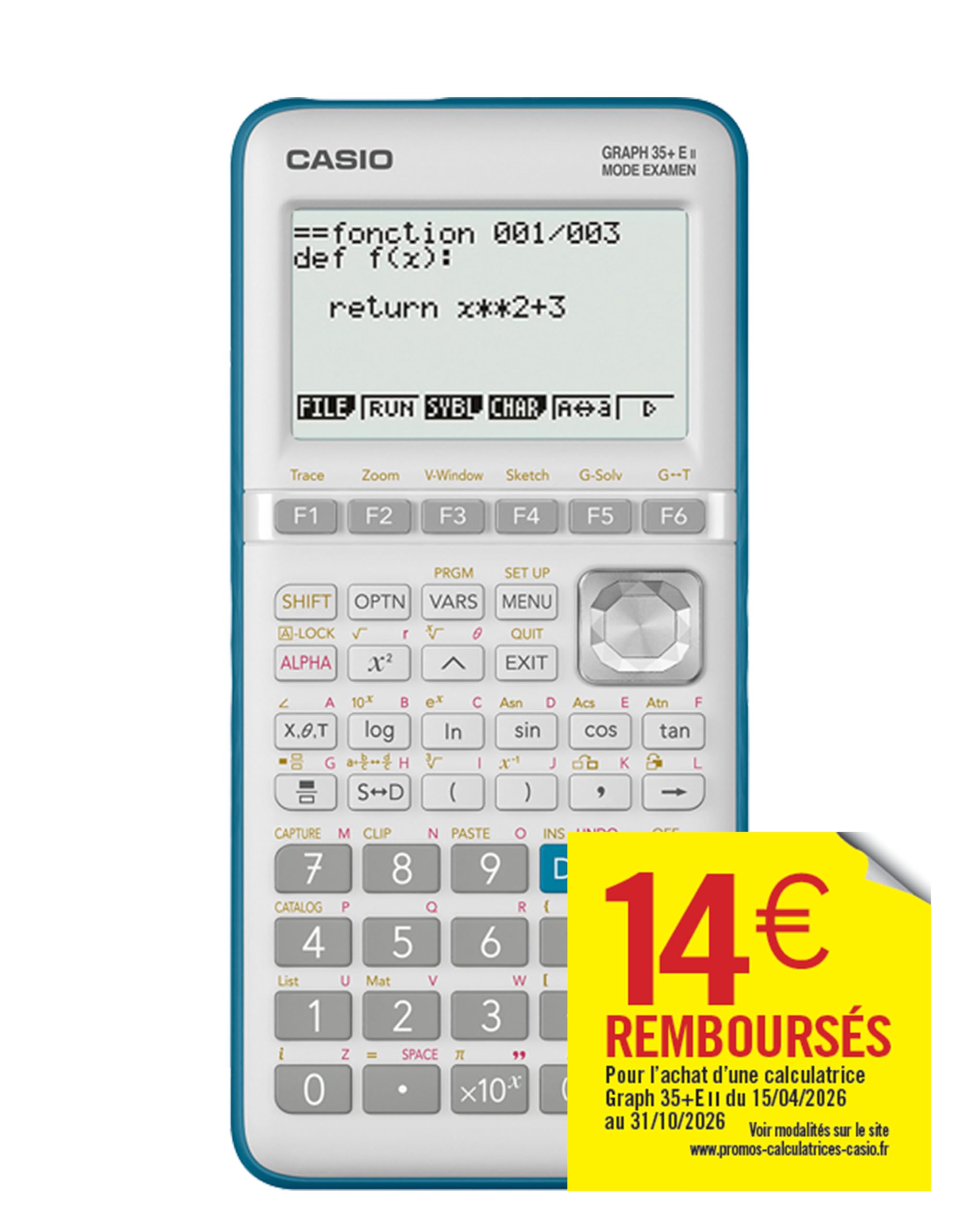 Casio GRAPH35+EII Calculatrice Graphique
