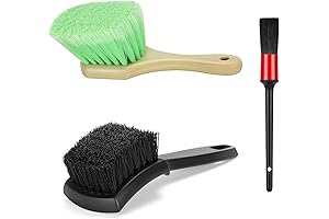 Wheel Rim & Tire Brush Set: Ultimate Cleaning Solution for Your Vehicle