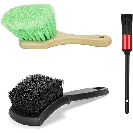 Wheel Rim & Tire Brush Set: Ultimate Cleaning Solution for Your Vehicle