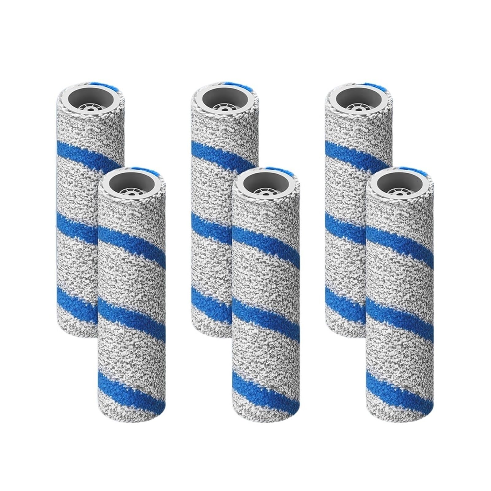 AIHDBCL Compatible For ECOVACS， T80 X8 X9 X11 PRO OMNI, X11 OMNICYCLONE, YEEDI M14 PLUS S14 PLUS S16 PLUS Roller Mop Compatible(6pcs)