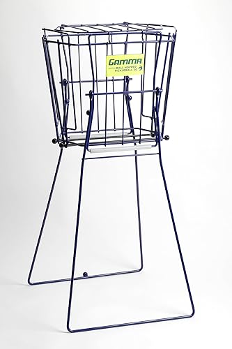 Miniatura 5 de Gamma Sports Pickleball Hopper  50 Ball Picker Upper with Hexagonal Basket, Reinforced Welds, Carbon Steel Wires & Attached Lid for Durable