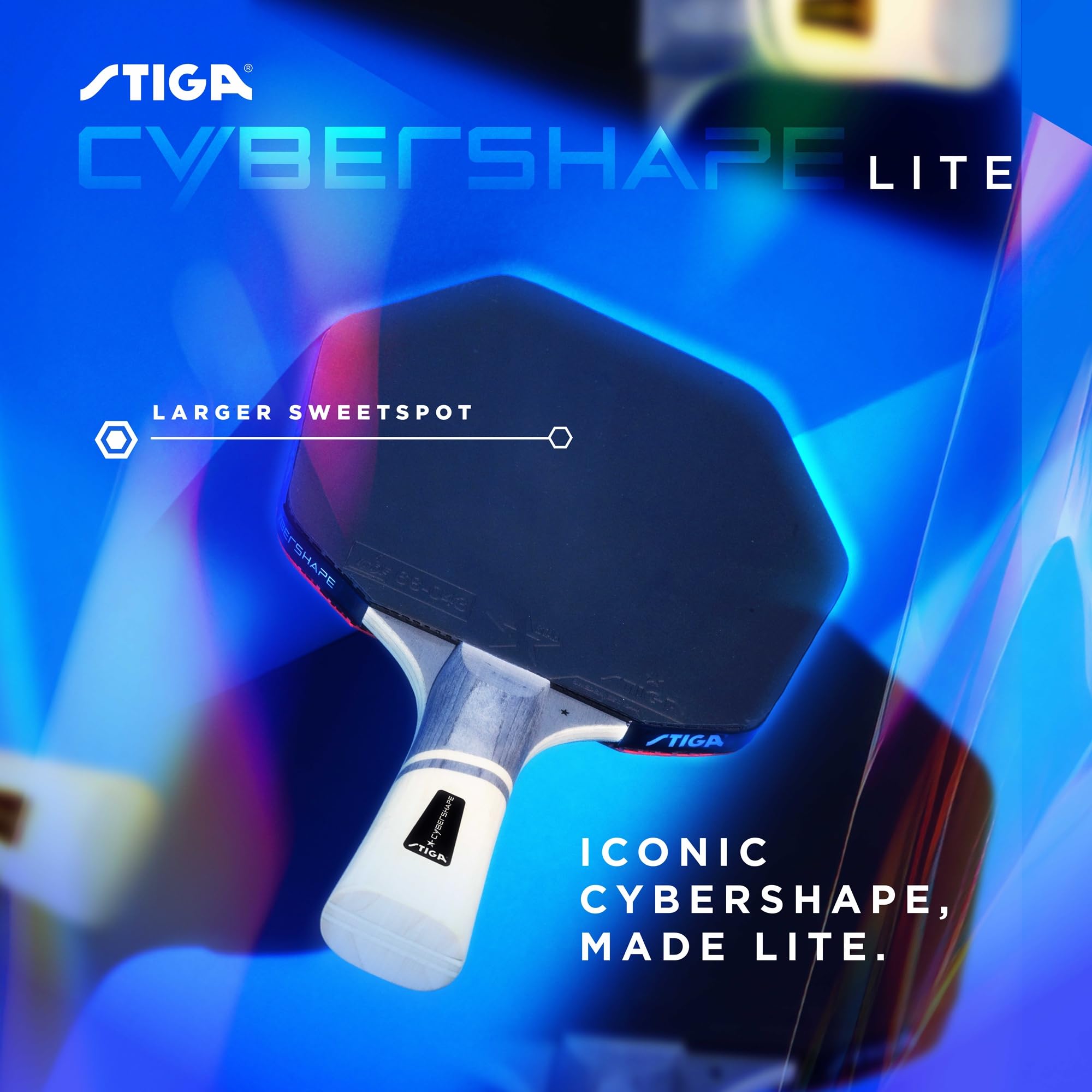 Amazon.com : STIGA Cybershape Lite Ping Pong Paddle – Beginner 