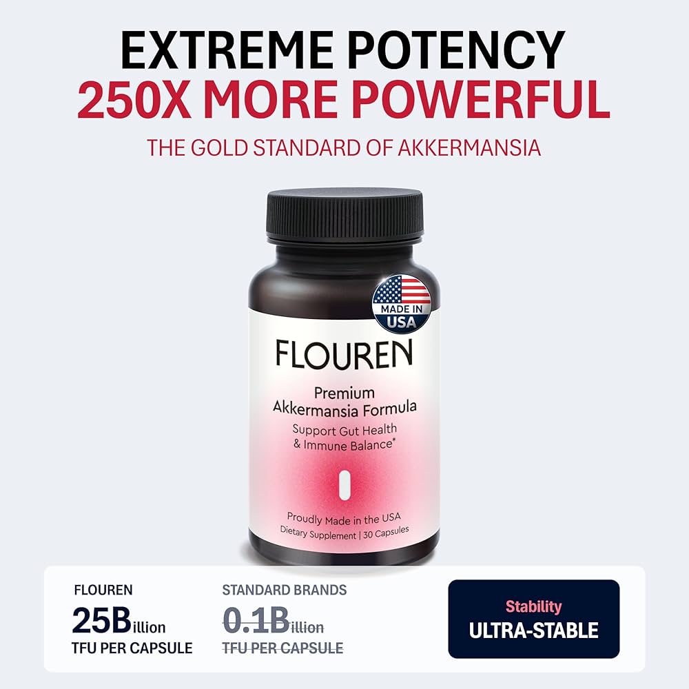 Amazon.com: FLOUREN Postbiotic Formula - Probiotic Capsules with