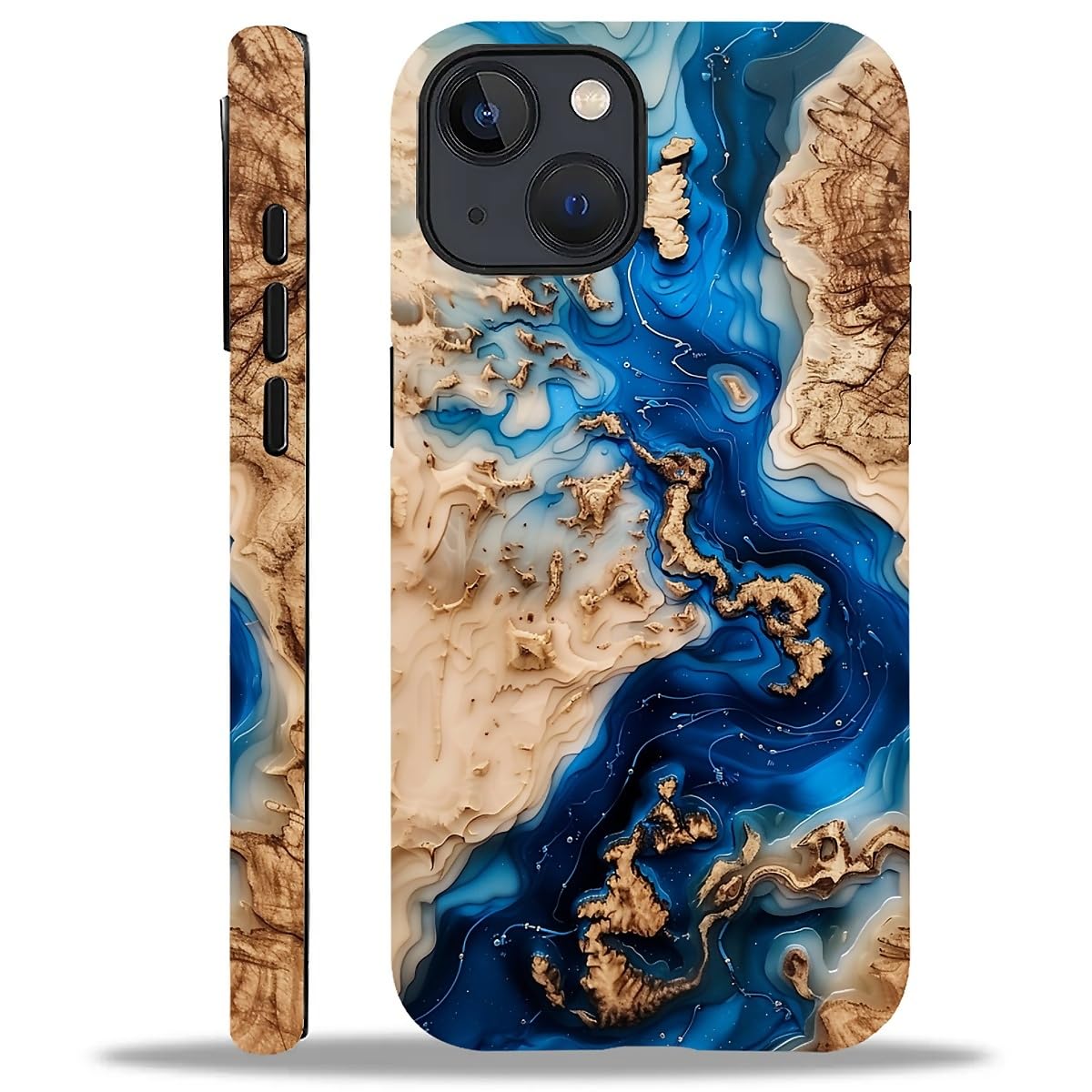 Coque compatible avec iPhone 14 Plus silicone durable résistante aux chocs 2 en 1 - 8